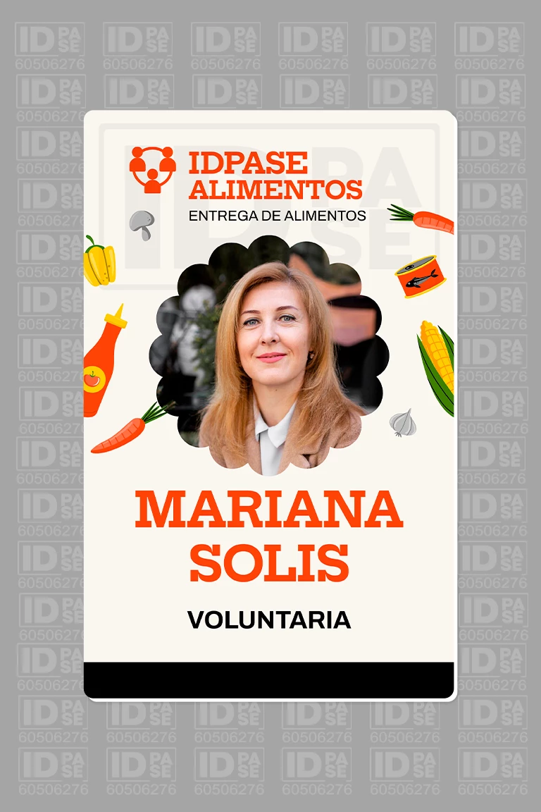 Credenciales PVC para Delivery y Logística de Alimentos